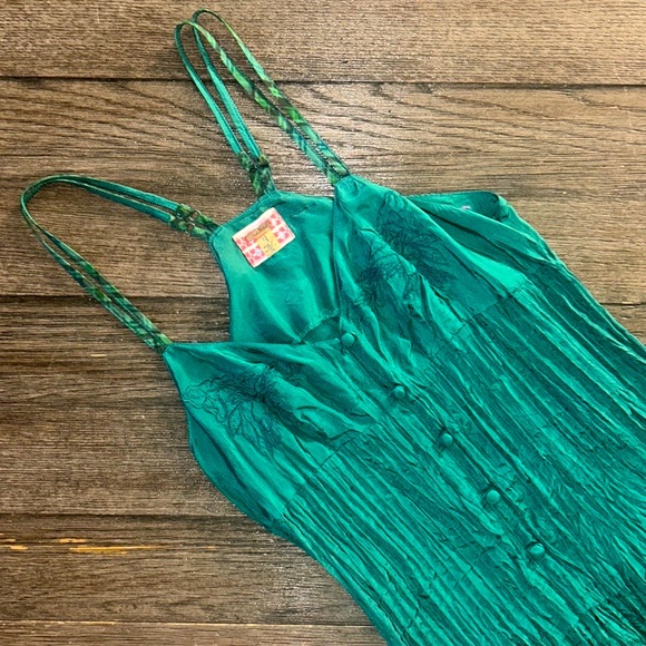 Free People Vintage Silk Dress - Picture 1 of 7